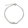 Pulsera con nombre de Alejandra en Acero Hipoalergénico 316l