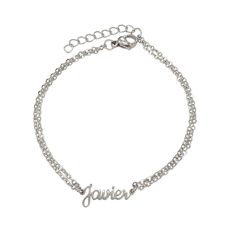 Pulsera con nombre de Alejandra en Acero Hipoalergénico 316l