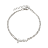 Pulsera con nombre de Alejandra en Acero Hipoalergénico 316l
