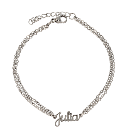 Pulsera con nombre de Alejandra en Acero Hipoalergénico 316l