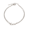 Pulsera con nombre de Lucía en Acero Hipoalergénico 316l