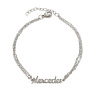 Pulsera con nombre de Lucía en Acero Hipoalergénico 316l