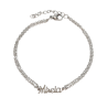 Pulsera con nombre de Lucía en Acero Hipoalergénico 316l