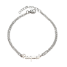 Pulsera con nombre de Raquel en Acero Hipoalergénico 316l