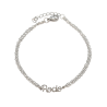 Pulsera con nombre de Rebeca en Acero Hipoalergénico 316l