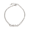 Pulsera con nombre de Soledad en Acero Hipoalergénico 316l