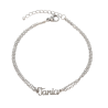 Pulsera con nombre de Tania en Acero Hipoalergénico 316l