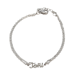 Pulsera con nombre de Toñi en Acero Hipoalergénico 316l
