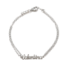 Pulsera con nombre de Valentina en Acero Hipoalergénico 316l