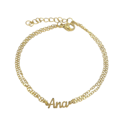 Pulsera con nombre de Diana en Acero Hipoalergénico 316l