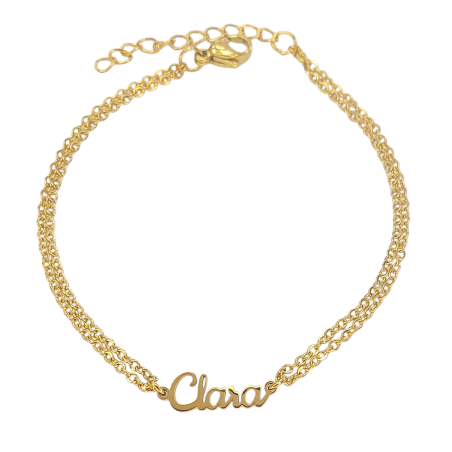 Pulsera con nombre de Diana en Acero Hipoalergénico 316l