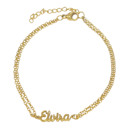 Pulsera con nombre de Diana en Acero Hipoalergénico 316l