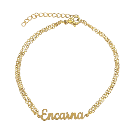 Pulsera con nombre de Diana en Acero Hipoalergénico 316l