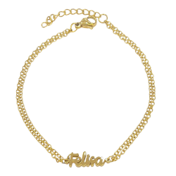 Pulsera con nombre de Diana en Acero Hipoalergénico 316l