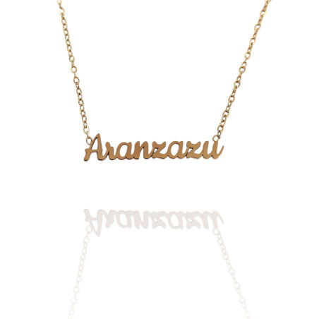 Collar con nombre de Alba en Acero Hipoalergénico 316l