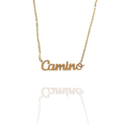 Collar con nombre de Alba en Acero Hipoalergénico 316l