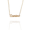 Collar con nombre de Camino en Acero Hipoalergénico 316l