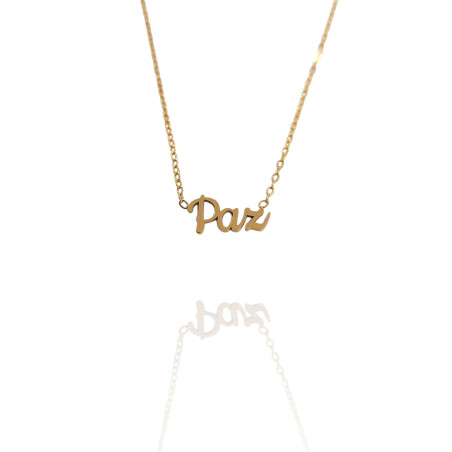 Collar con nombre de Alba en Acero Hipoalergénico 316l