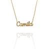 Collar con nombre de Alba en Acero Hipoalergénico 316l