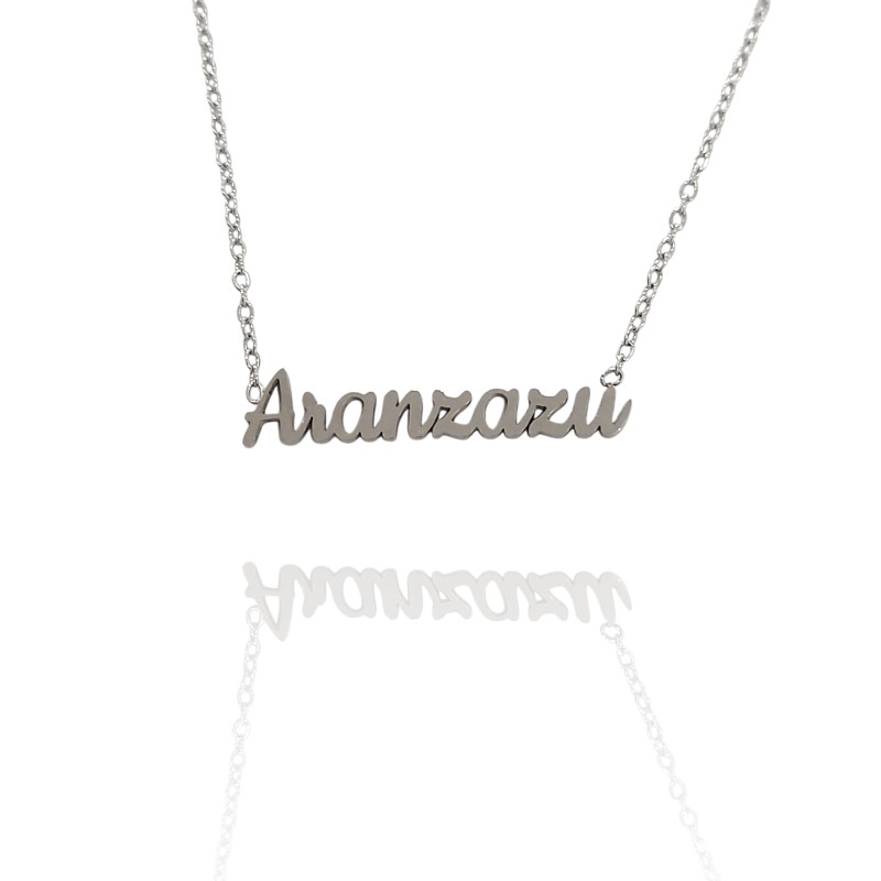 Collar con nombre de Alba en Acero Hipoalergénico 316l