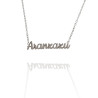 Collar con nombre de Aranzazu en Acero Hipoalergénico 316l