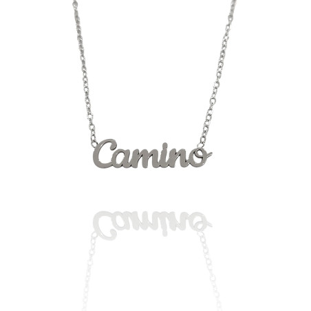 Collar con nombre de Alba en Acero Hipoalergénico 316l