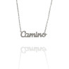Collar con nombre de Alba en Acero Hipoalergénico 316l