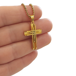Collar con nombre de Alba en Acero Hipoalergénico 316l