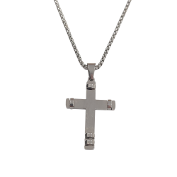 Collar con nombre de Alba en Acero Hipoalergénico 316l