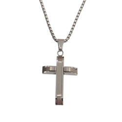 Collar con nombre de Alba en Acero Hipoalergénico 316l