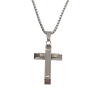 Collar de Cruz Plateado en Acero Inoxidable | Unisex | Alta Durabilidad