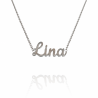 Collar con nombre de Inma en Acero Hipoalergénico 316l