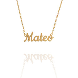 Collar con nombre de Martina en Acero Hipoalergénico 316l