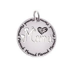 Colgante de Mamá Calado en Plata de Ley 925mls