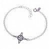 Pulsera Nudo de Bruja en Plata de Ley 925mls