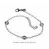 Pulsera de Infinitos calados en Plata de Ley 925mls