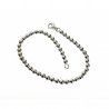 Pulsera de Bolas 4mm en Plata de Ley 925mls