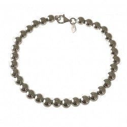 Pulsera de Bolas 6mm en Plata de Ley 925mls