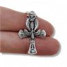 Colgante Amuleto Cruz de la Vida Egipcia en Plata de Ley 925mls