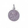 Colgante Medalla de San Judas Tadeo en Plata de Ley 925mls