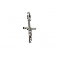 Colgante de Cruz con Cristo en Plata de Ley 925mls