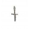 Colgante de Cruz con Cristo en Plata de Ley 925mls