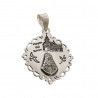 Colgante de la Virgen del Rocío con la Ermita en Plata de Ley 925mls