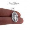 Colgante de la Virgen Milagrosa en Plata de Ley 925mls