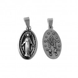 Colgante de la Virgen Milagrosa en Plata de Ley 925mls