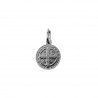 Colgante Medalla de San Benito Protector en Plata de Ley 925mls