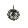 Colgante Medalla de la Virgen del Mar en Plata de Ley 925mls