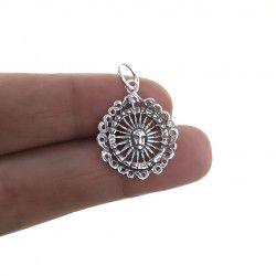Colgante Sol de Portocarrero en Plata de Ley 925mls