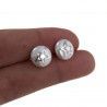 Pendiente de Perla con Estrella en Plata de Ley 925mls