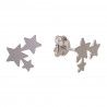 Pendiente de Estrellas Triple en Plata de Ley 925mls